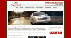 Desktop Screenshot of imperialtaxi.ca