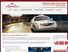 Tablet Screenshot of imperialtaxi.ca